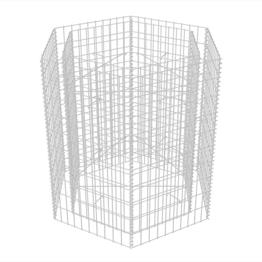Hexagonal Gabion Raised Bed 39.4"x35.4"x39.4