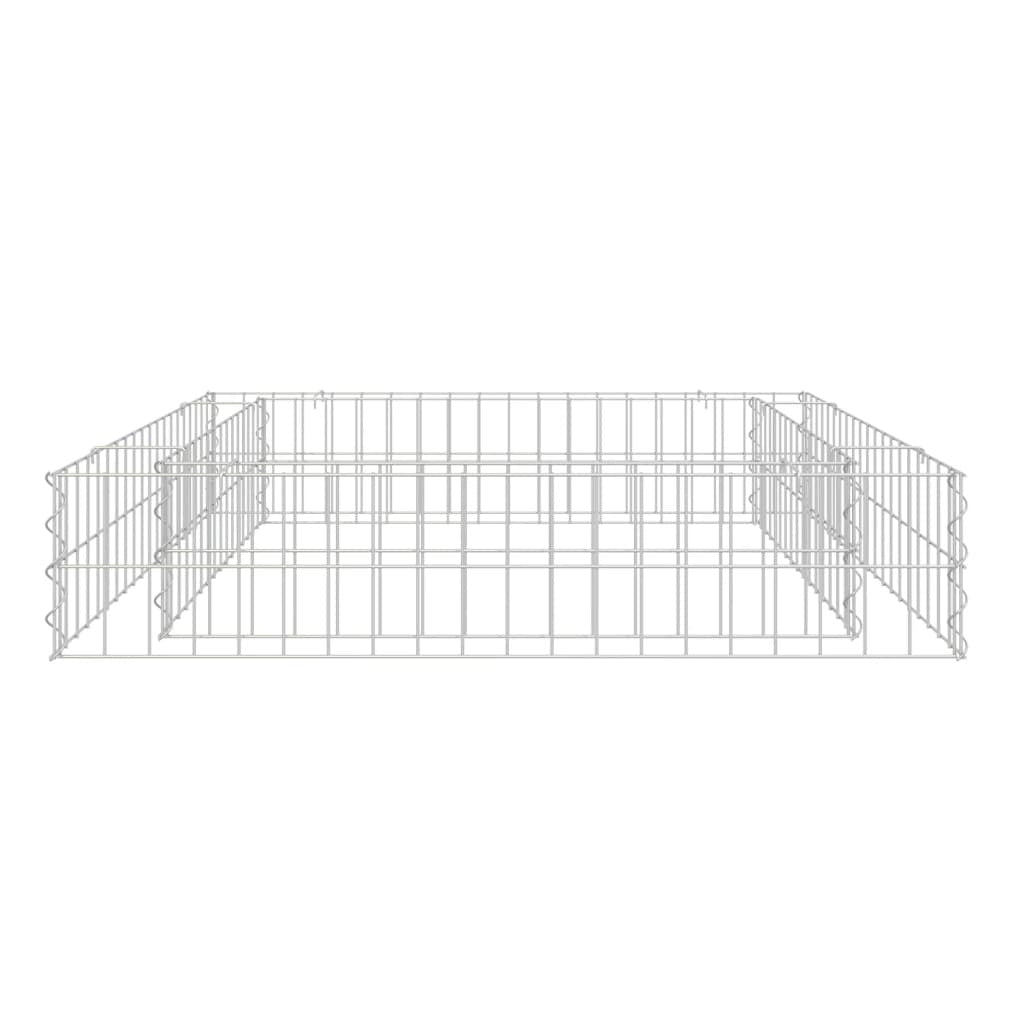 Gabion Raised Bed Galvanized Steel 39.4"x39.4"x7.9