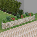 Gabion Raised Bed Galvanized Iron 157.5"x19.7"x19.7
