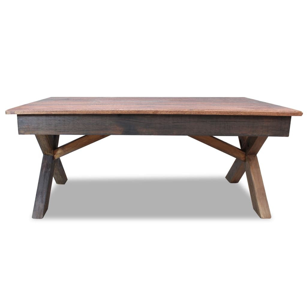 Coffee Table Mixed Recycled Wood 43.3"x23.6"x17.7