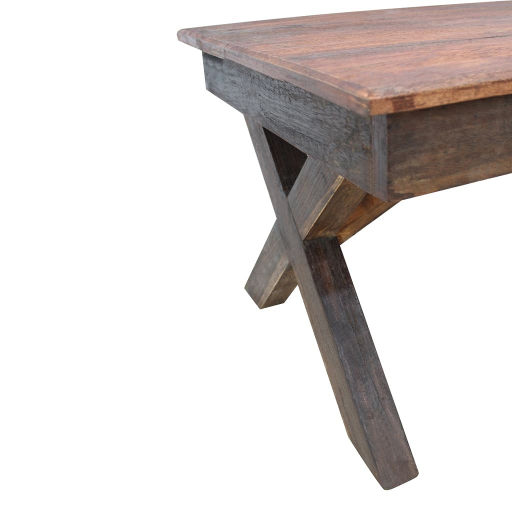 Coffee Table Mixed Recycled Wood 43.3"x23.6"x17.7