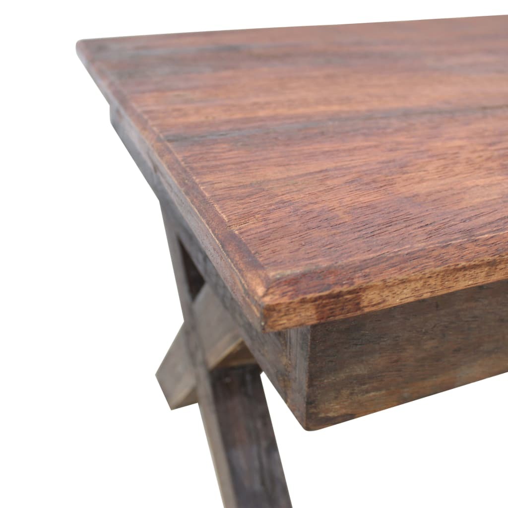 Coffee Table Mixed Recycled Wood 43.3"x23.6"x17.7