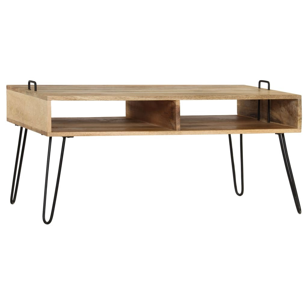 Coffee Table Solid Mango Wood 39.4"x23.6"x17.7