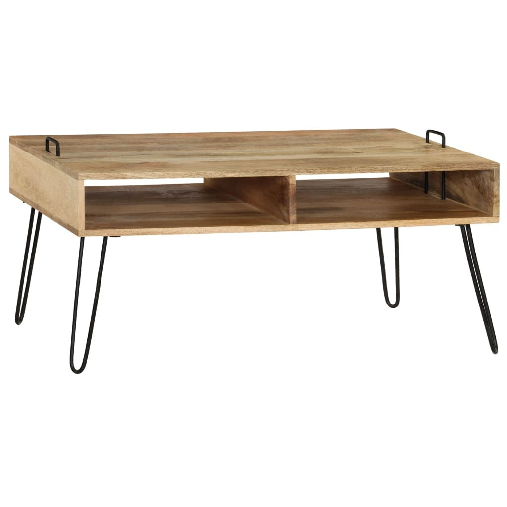 Coffee Table Solid Mango Wood 39.4"x23.6"x17.7