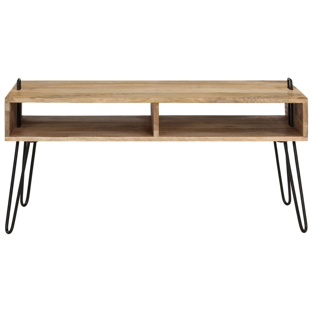 Coffee Table Solid Mango Wood 39.4"x23.6"x17.7