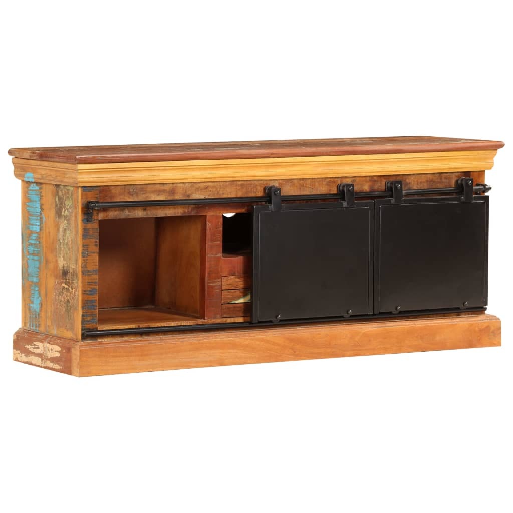 TV Stand 43.3"x11.8"x17.7" Solid Wood Reclaimed