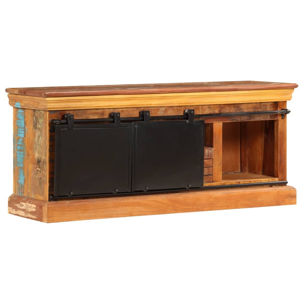 TV Stand 43.3"x11.8"x17.7" Solid Wood Reclaimed