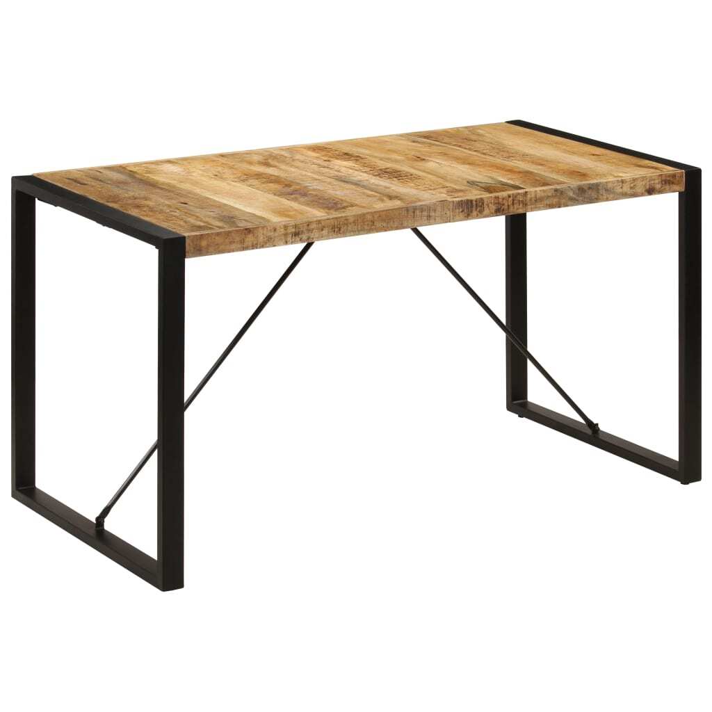 Dining Table 55.1"x27.6"x29.5" Solid Mango Wood