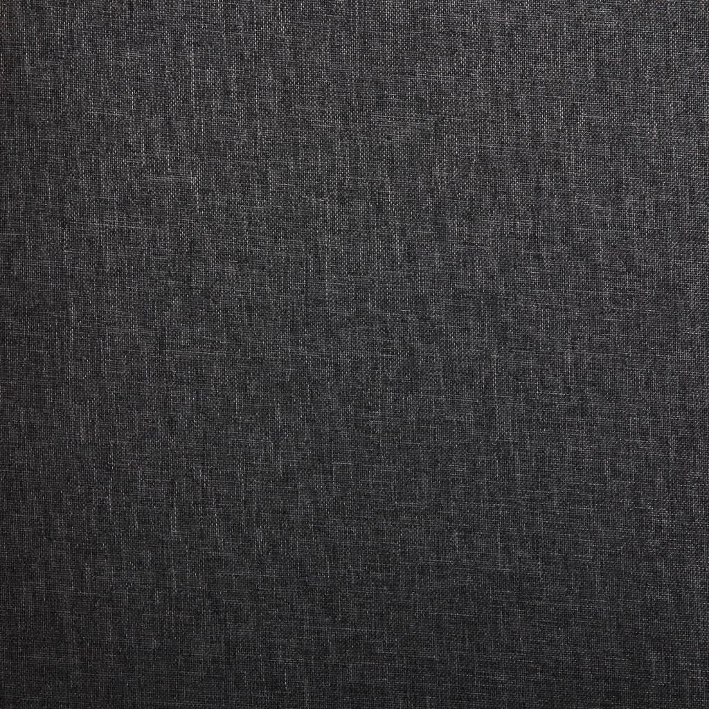 Dining Chairs 4 pcs Dark Gray Fabric