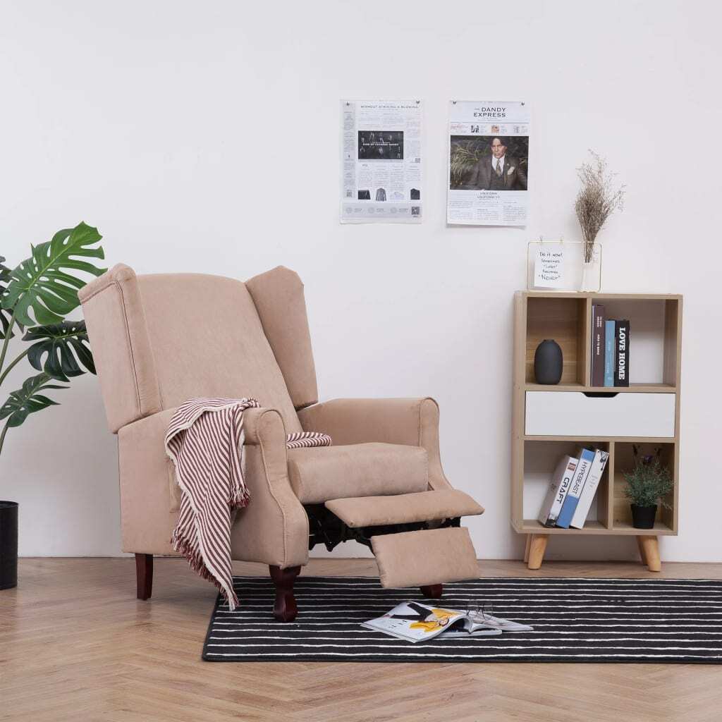 Recliner Cream Fabric