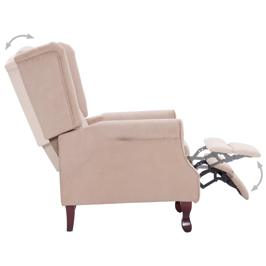 Recliner Cream Fabric