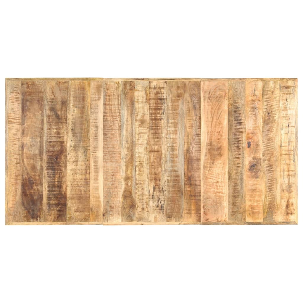 Dining Table 70.9"x35.4"x29.9" Solid Rough Mango Wood