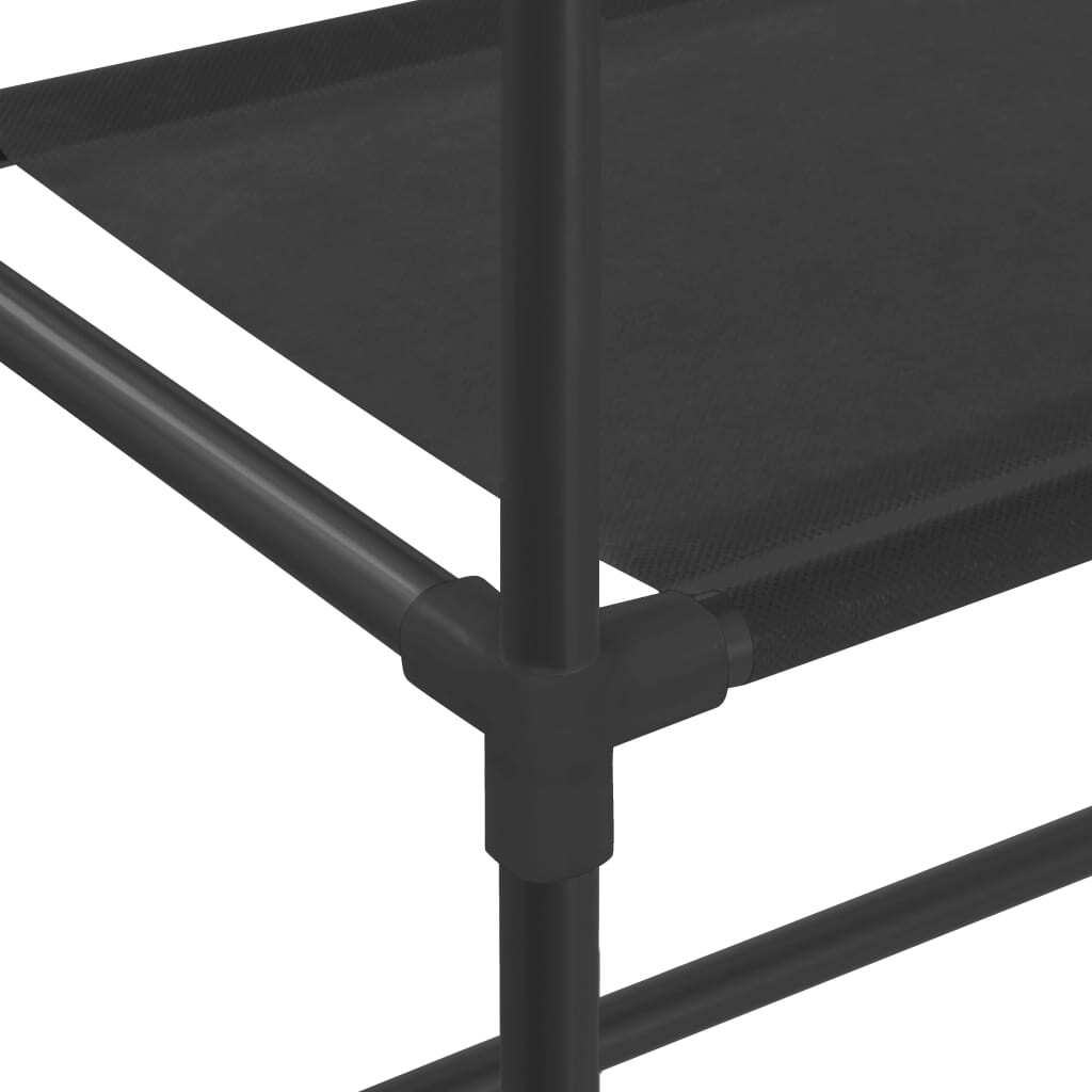 3-Tier Storage Rack over Laundry Machine Black 27.2"x11"x66.5
