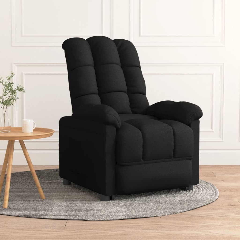 Recliner Black Fabric