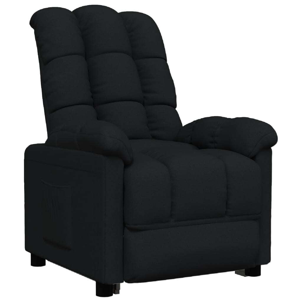 Recliner Black Fabric
