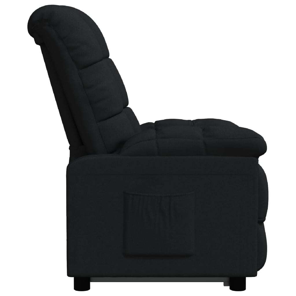 Recliner Black Fabric