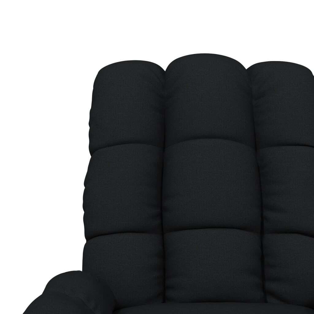 Recliner Black Fabric