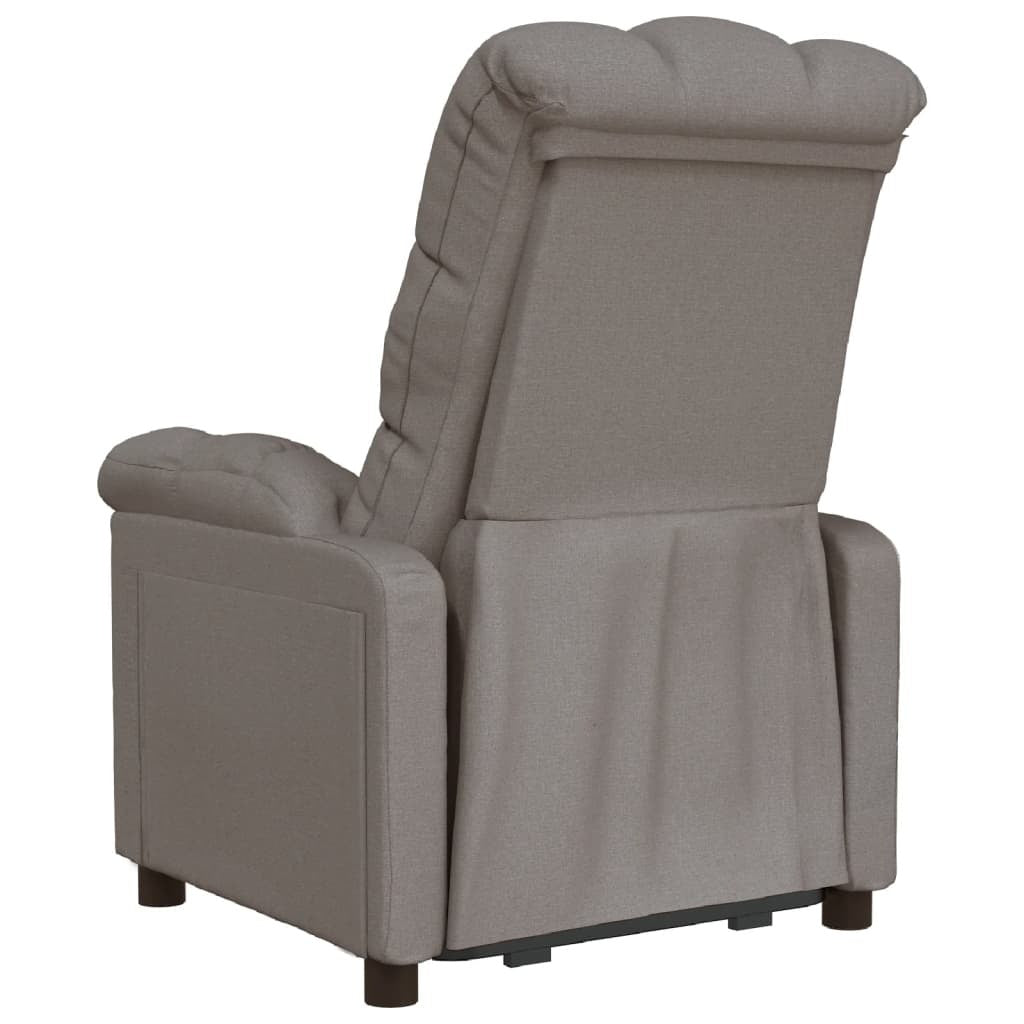 Recliner Taupe Fabric
