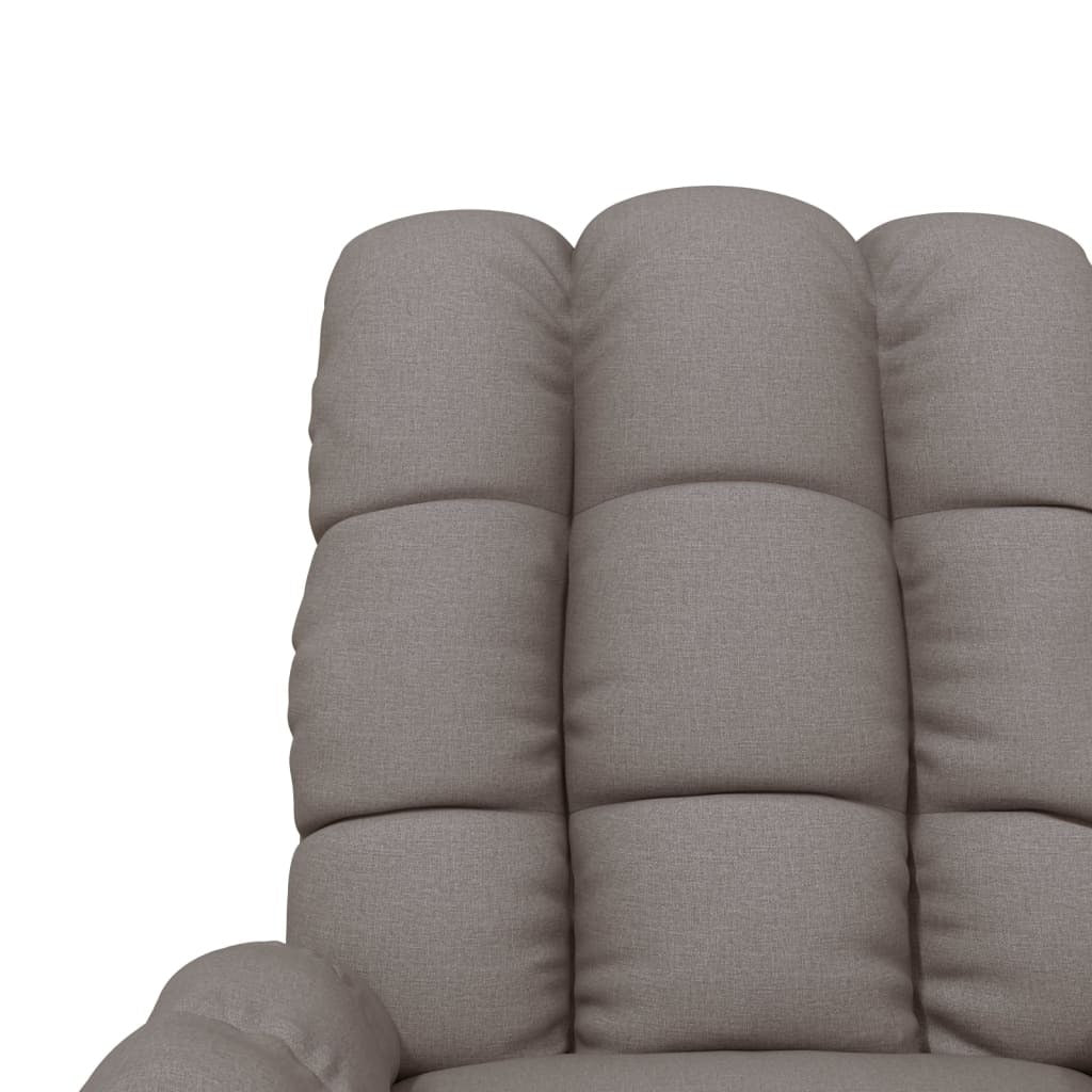 Recliner Taupe Fabric
