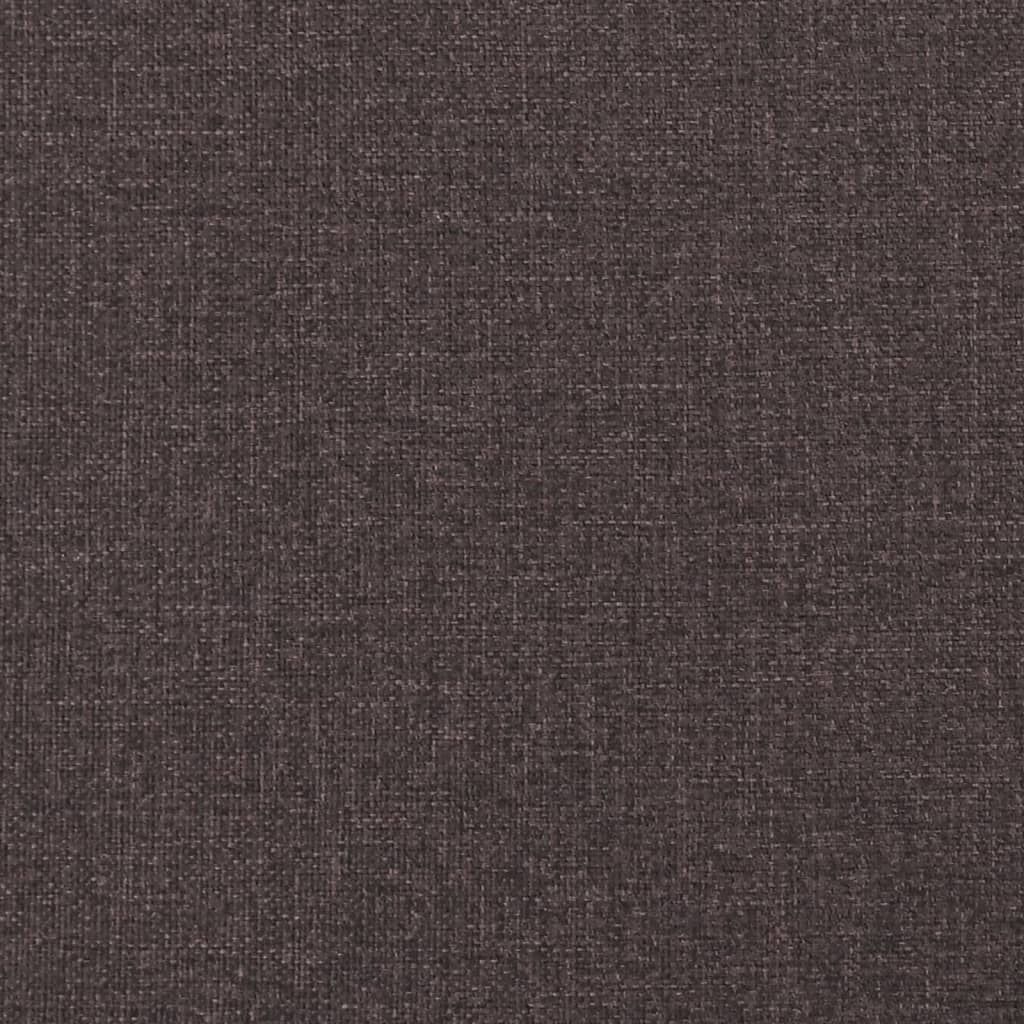 Massage Recliner Dark Brown Fabric