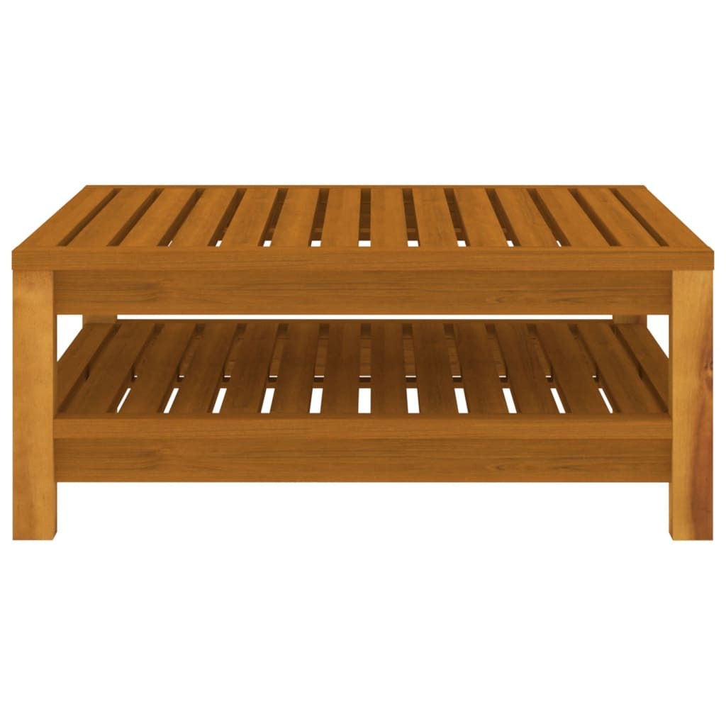5 Piece Patio Lounge Set with Cushion Solid Acacia Wood