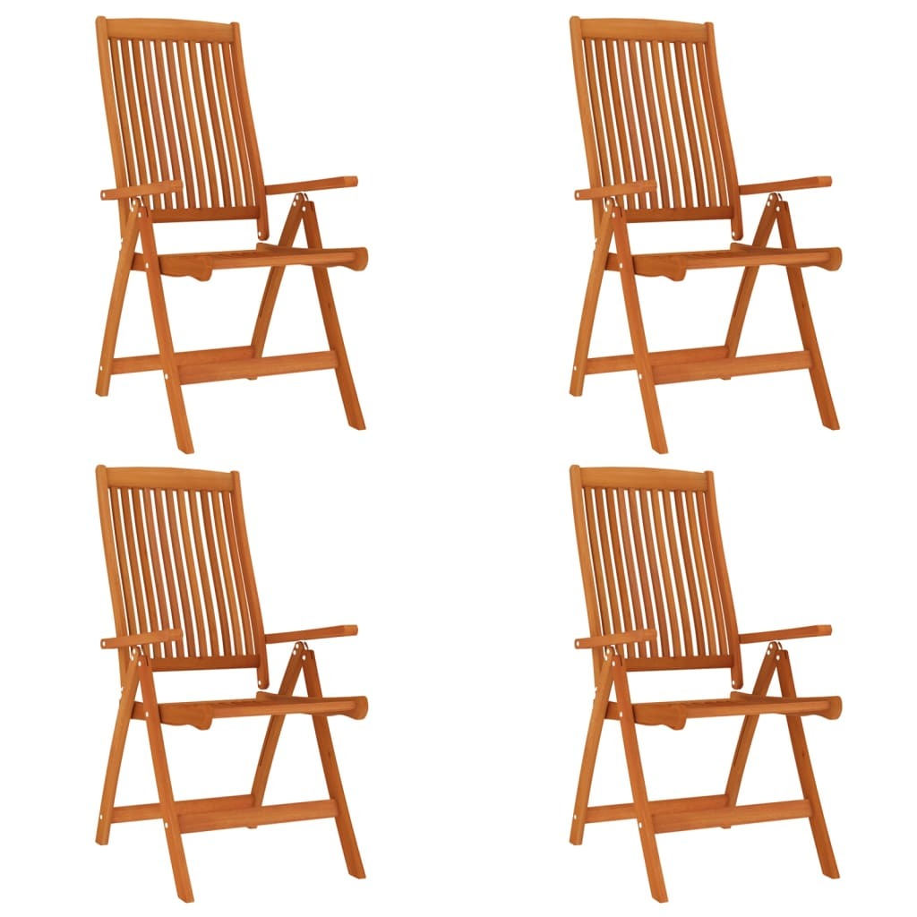 7 Piece Patio Dining Set Solid Wood Eucalyptus