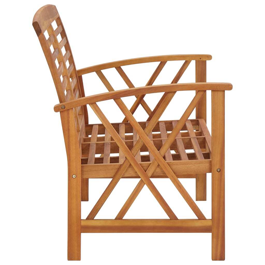 Patio Bench 46.9" Solid Acacia Wood