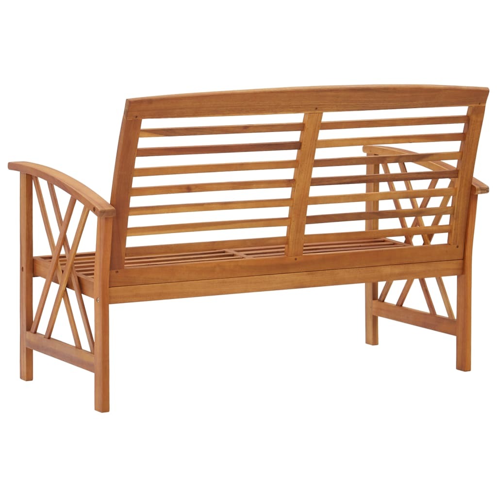 Patio Bench 46.9" Solid Acacia Wood