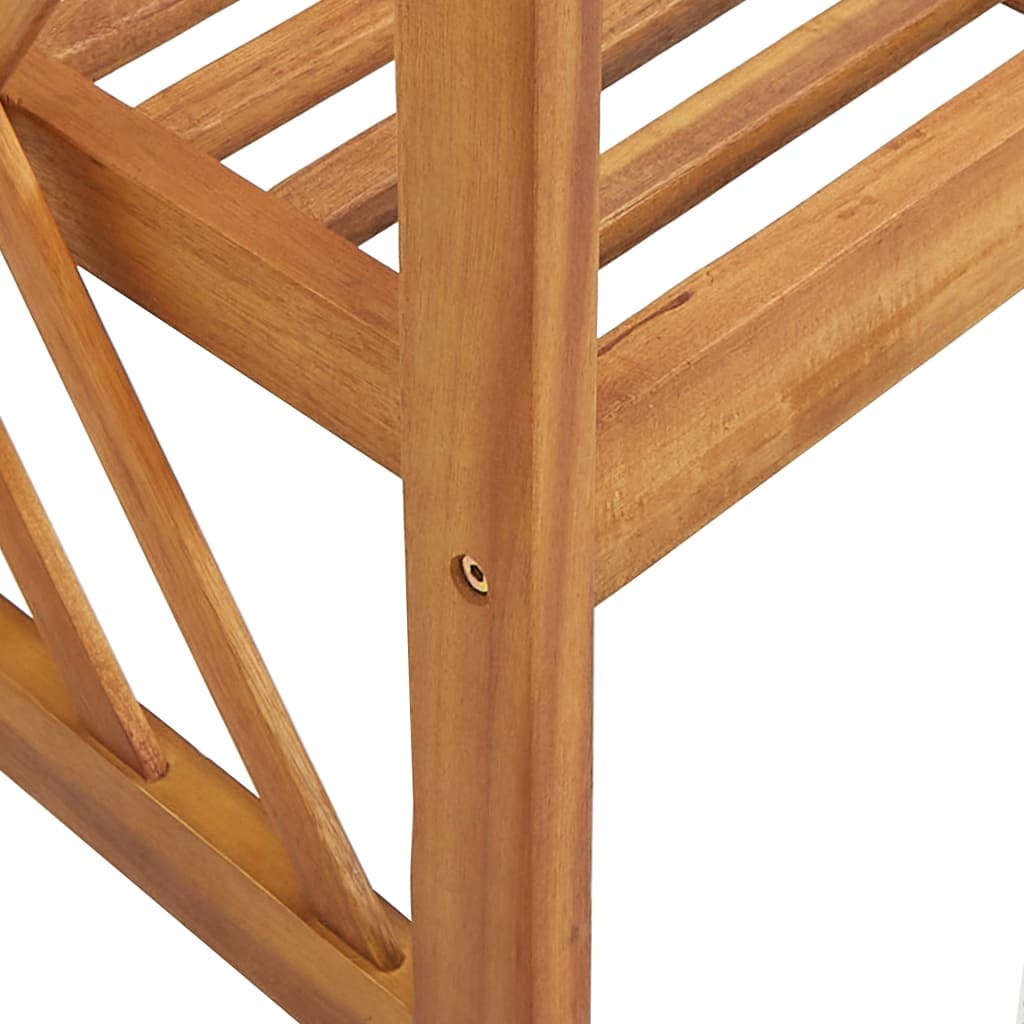 Patio Bench 46.9" Solid Acacia Wood