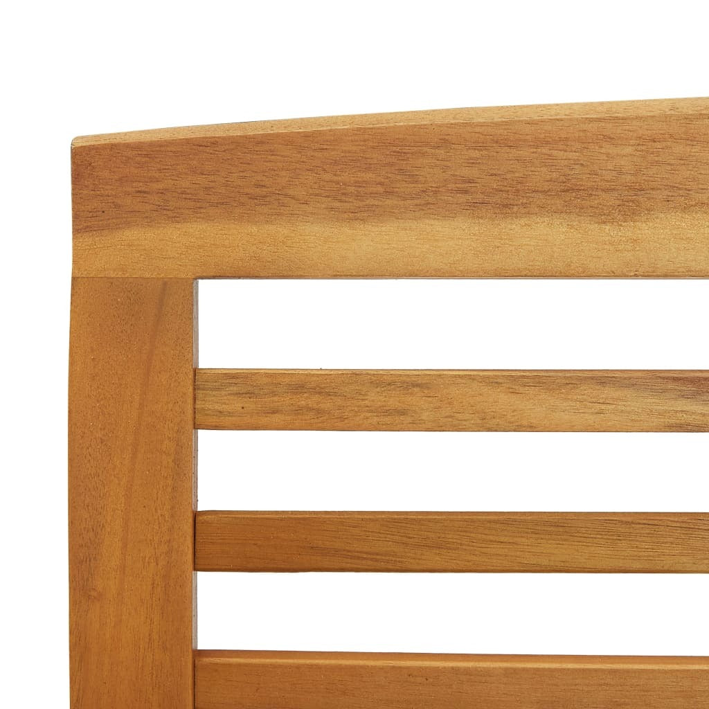 Patio Bench 46.9" Solid Acacia Wood