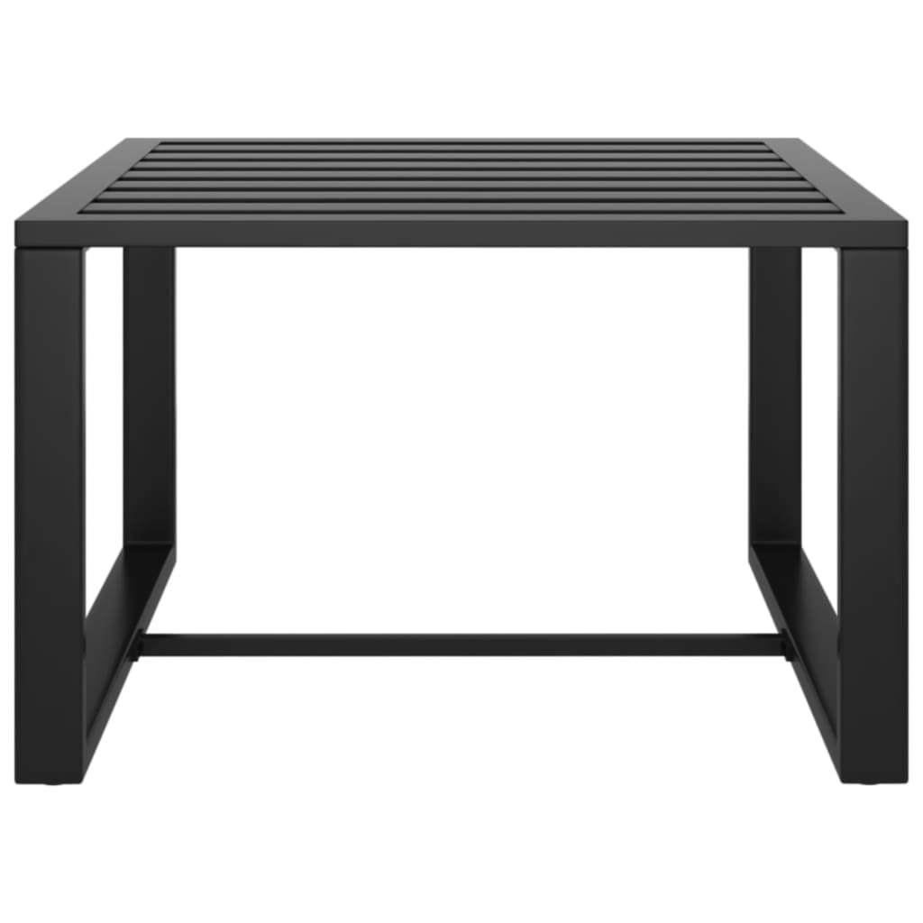 5 Piece Patio Lounge Set with Cushions Aluminum Anthracite