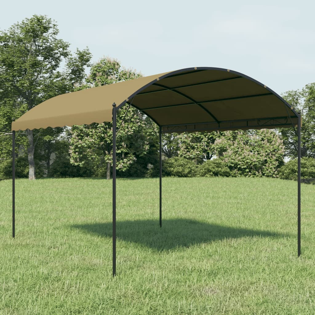 Gazebo 13.1'x9.8'x8.5'Taupe 0.6 oz/ft