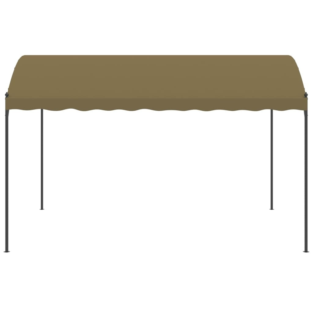 Gazebo 13.1'x9.8'x8.5'Taupe 0.6 oz/ft