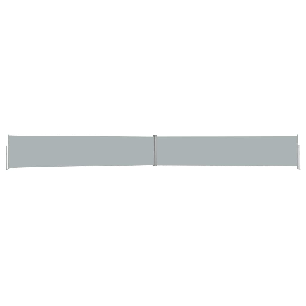 Patio Retractable Side Awning 55.1"x472.4" Anthracite