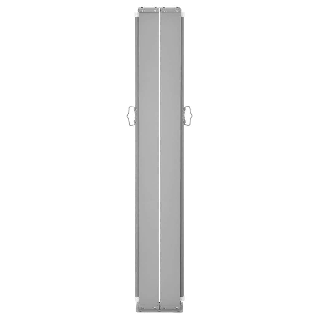 Patio Retractable Side Awning 55.1"x472.4" Anthracite