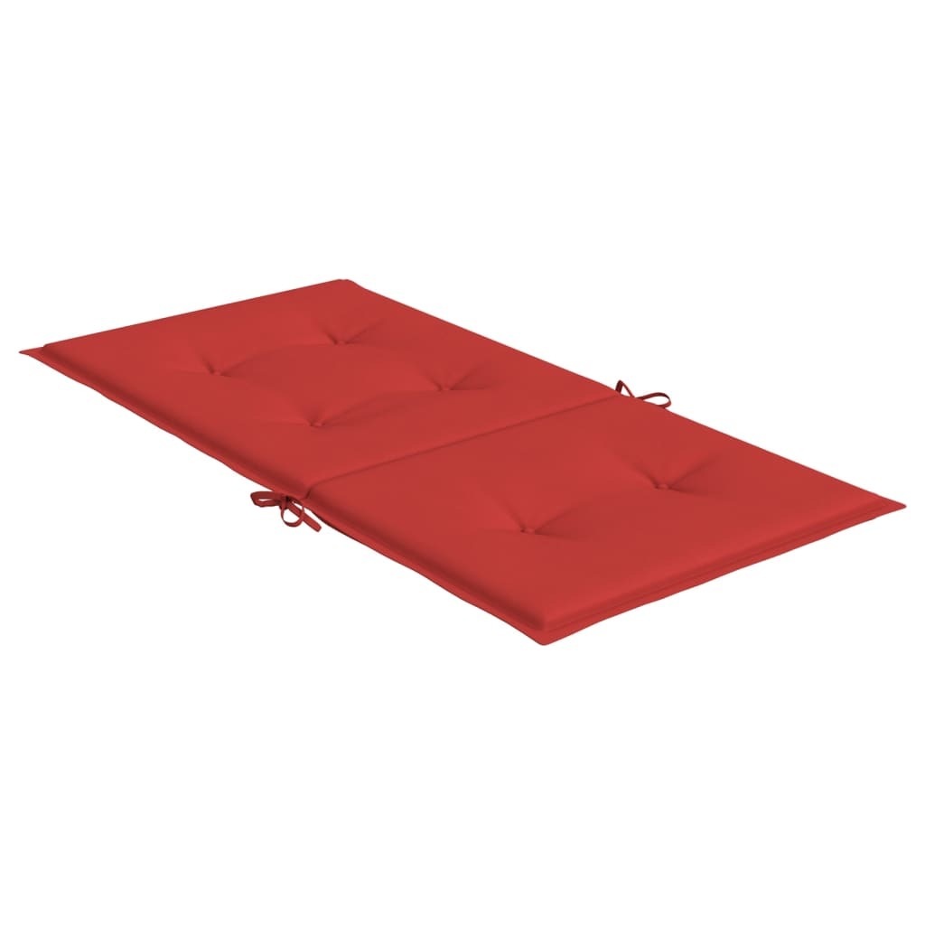 Garden Lowback Chair Cushions 6 pcs Red 39.4"x19.7"x1.2" Oxford Fabric
