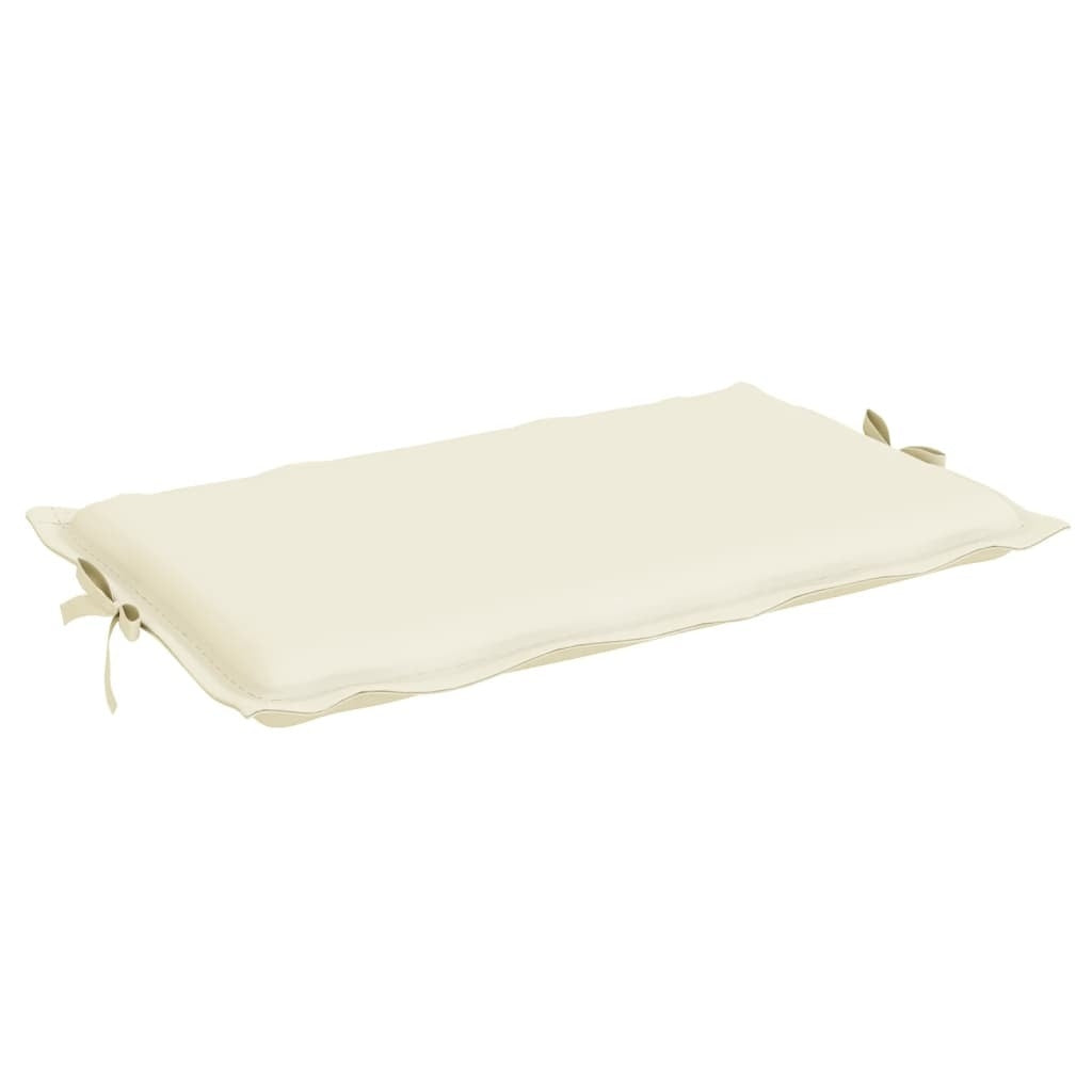 Sun Lounger Cushion Cream 73.2"x22.8"x1.6" Oxford Fabric