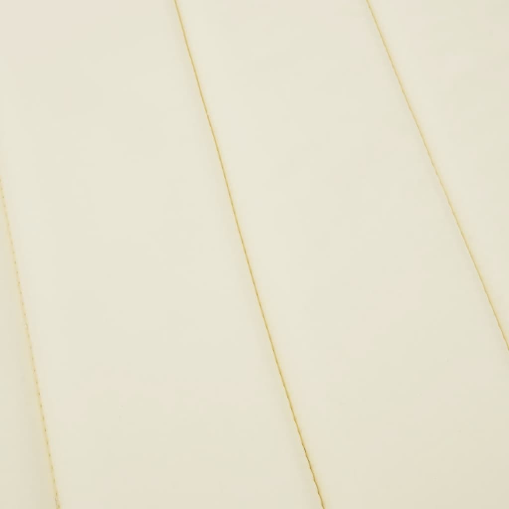 Sun Lounger Cushion Cream 73.2"x22.8"x1.6" Oxford Fabric
