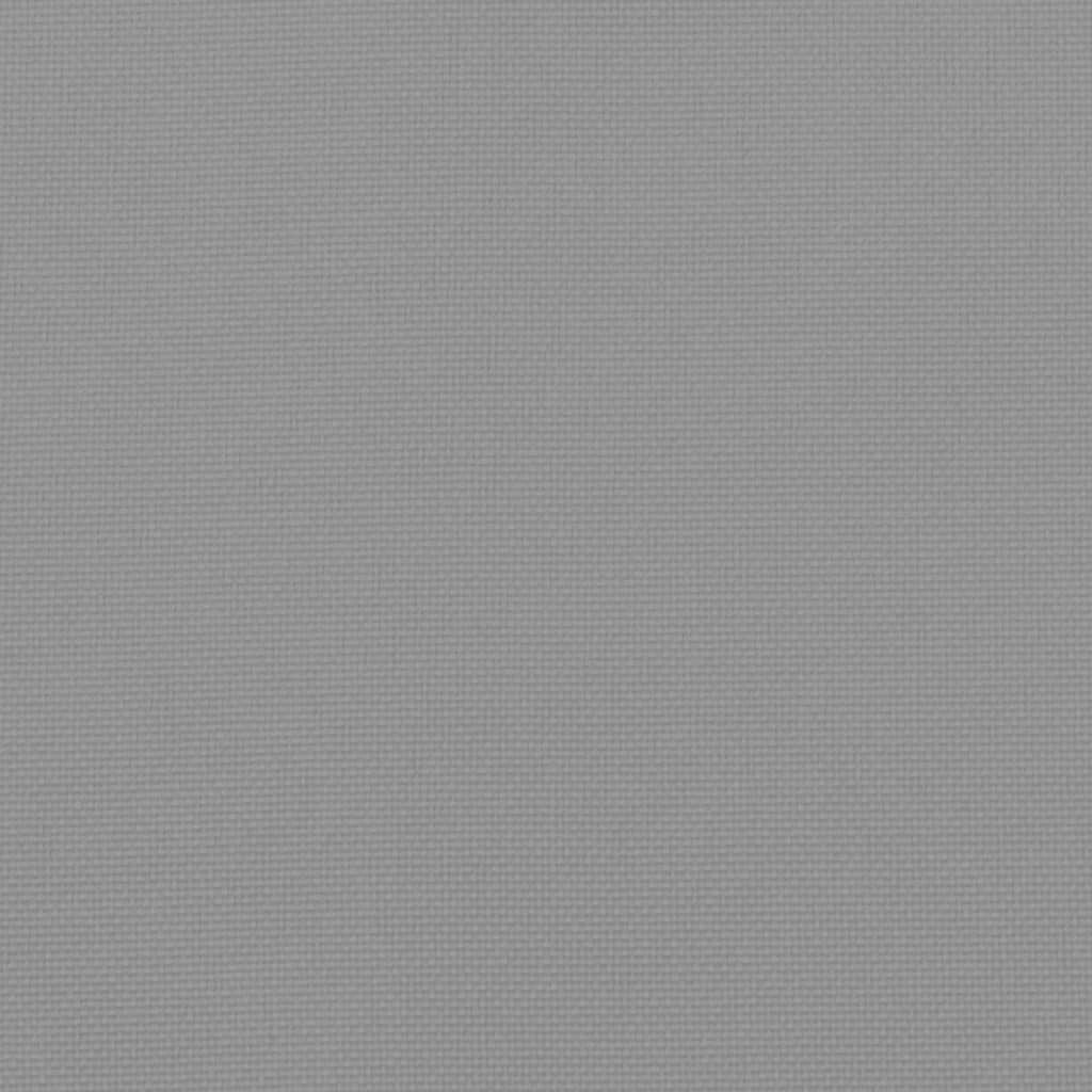 Sun Lounger Cushion Gray 78.7"x19.7"x1.2" Oxford Fabric