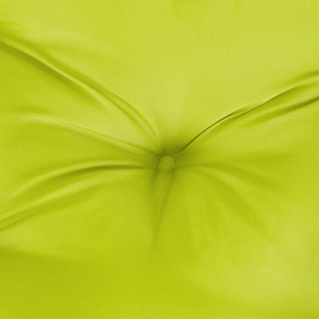 Garden Bench Cushion Bright Green 59.1"x(19.7"+19.7")x2.8" Oxford Fabric