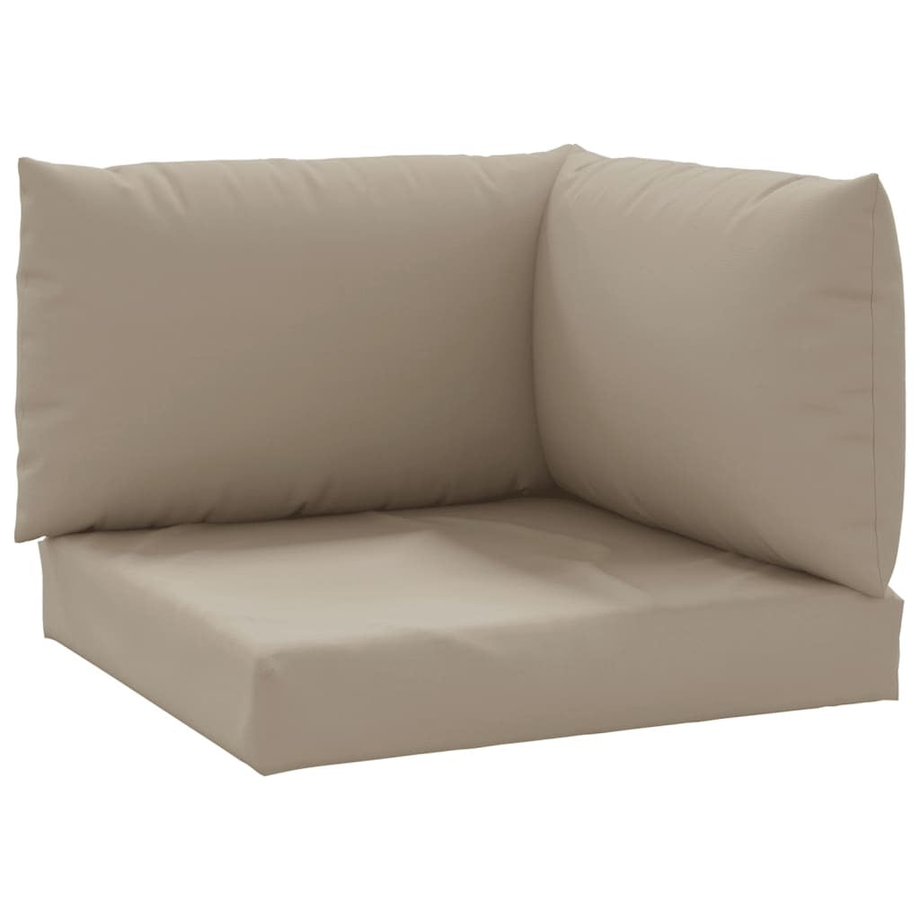 Pallet Cushions 3 pcs Taupe Oxford Fabric