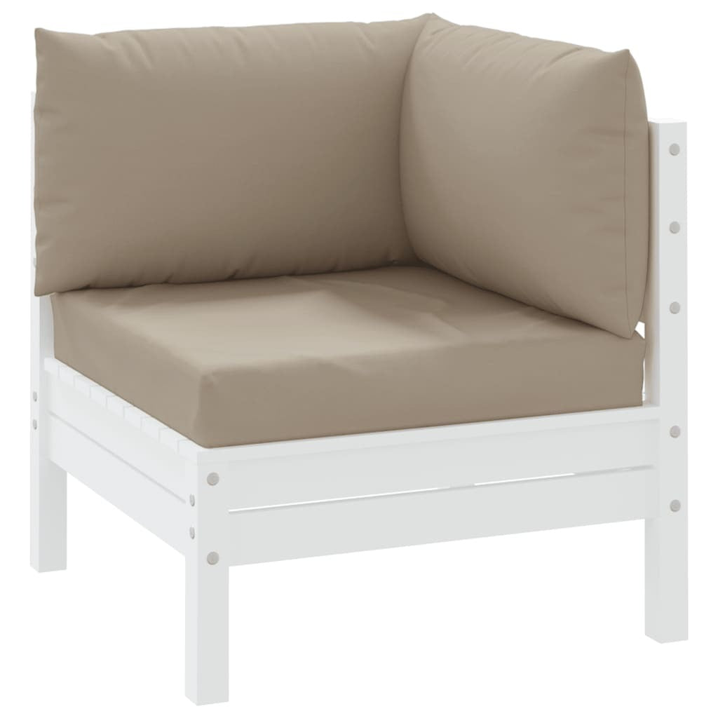 Pallet Cushions 3 pcs Taupe Oxford Fabric