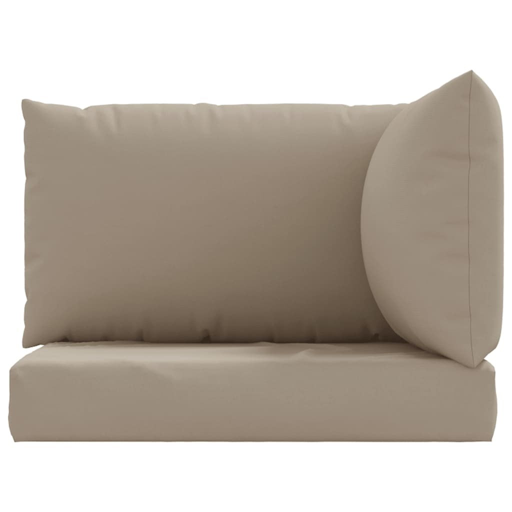 Pallet Cushions 3 pcs Taupe Oxford Fabric
