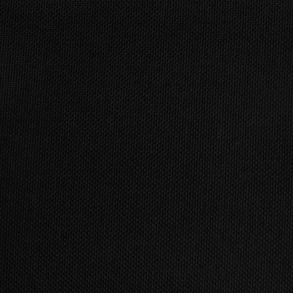Relaxing Chair with Footstool Black Fabric