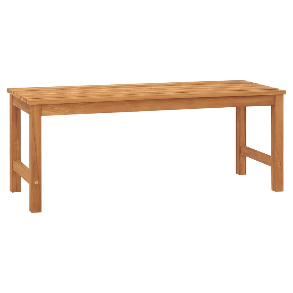 Patio Bench 44.9" Solid Teak Wood