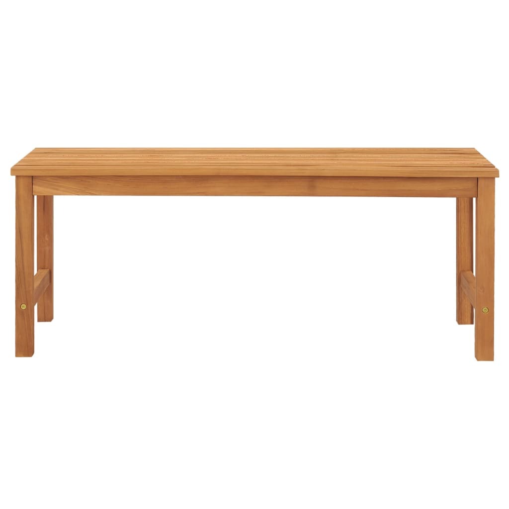Patio Bench 44.9" Solid Teak Wood