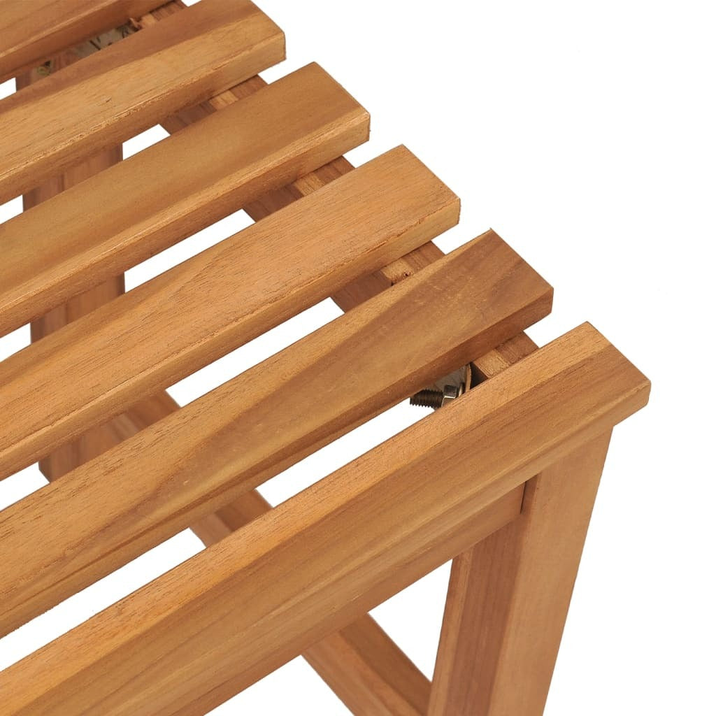 Patio Bench 44.9" Solid Teak Wood