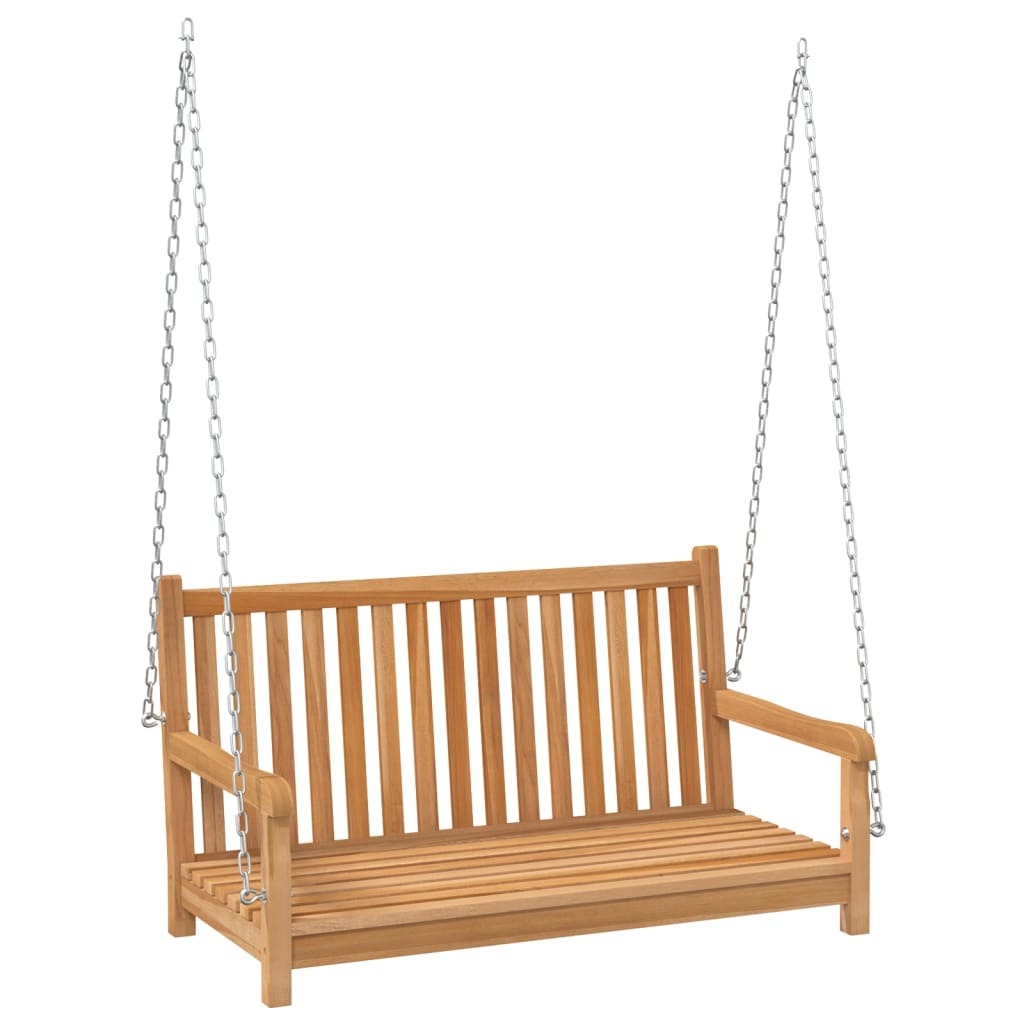 Swing Bench Solid Teak Wood 44.9"x23.6"x25.2