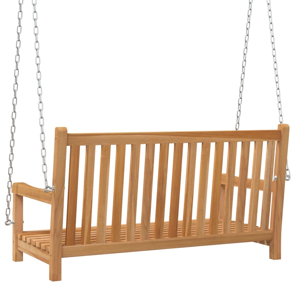 Swing Bench Solid Teak Wood 44.9"x23.6"x25.2