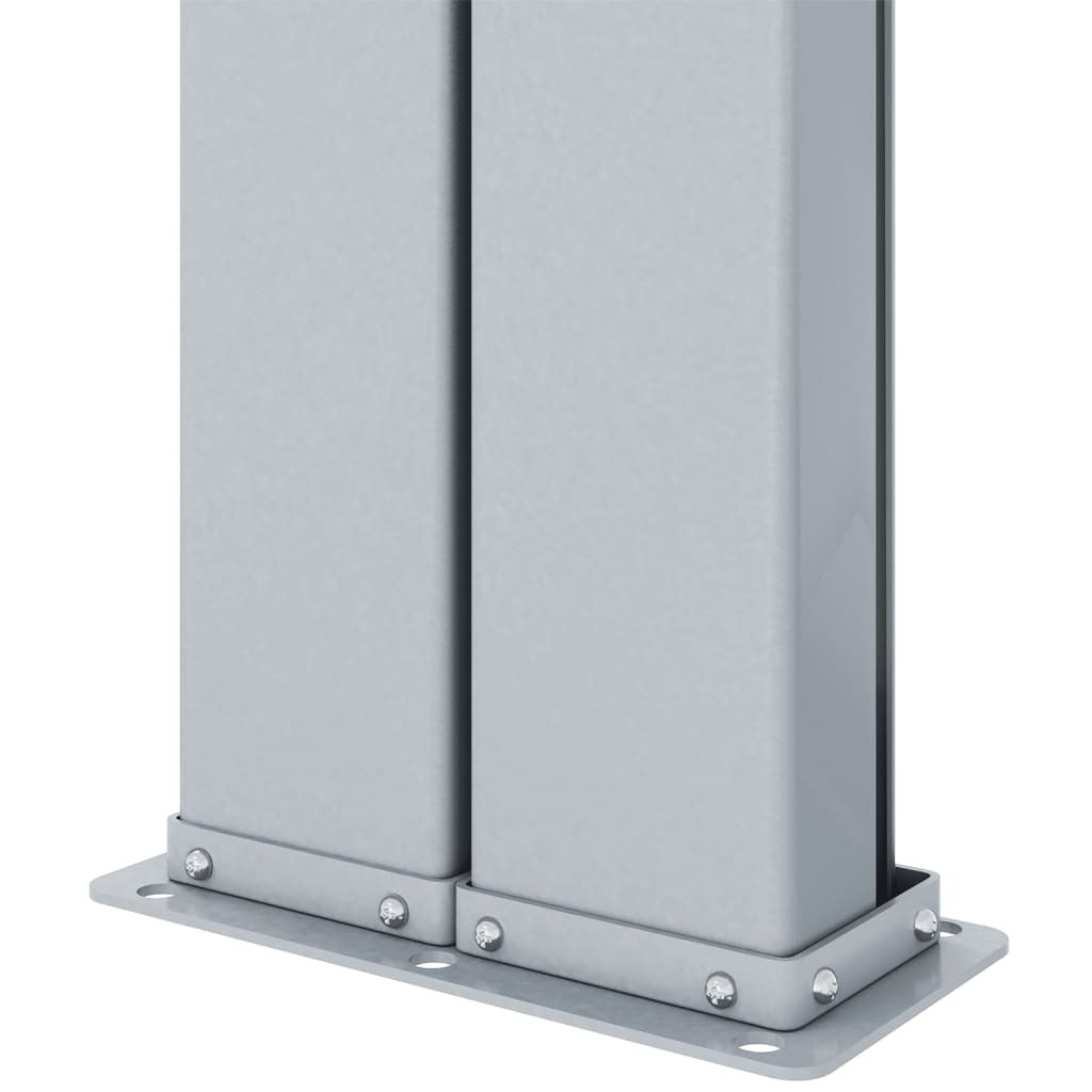 Retractable Side Awning Anthracite 70.9"x472.4